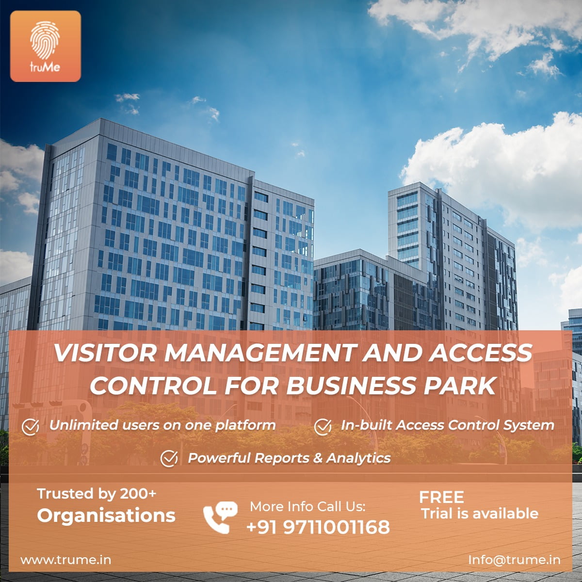 Business Park For Visitor Management and Access control System